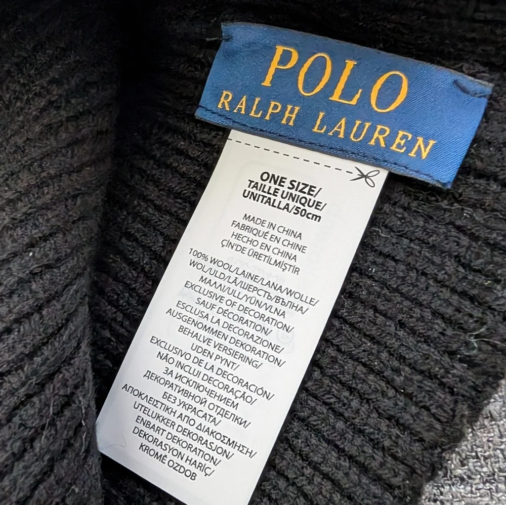 Polo Ralph Lauren Holiday Bear Beanie